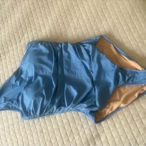 J.Crew Ruched One-Shoulder One-Piece Swim NWT, size 12 - Picture 4 of 8